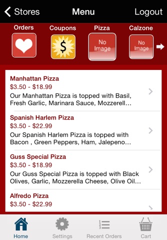 Gus’s New York Pizza screenshot 3