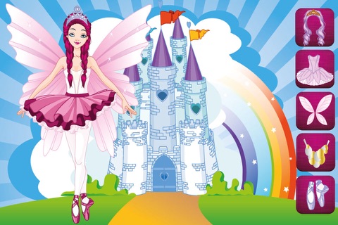 Cute Ballerina Dress Up Game screenshot 2