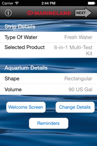 Marineland Water Care screenshot 2