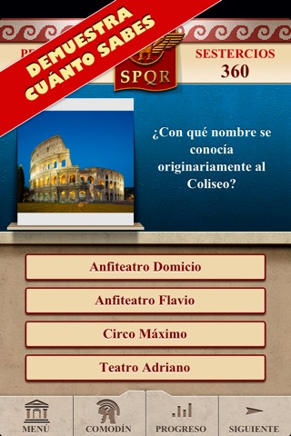 Genius Quiz History of Ancient Rome screenshot 2