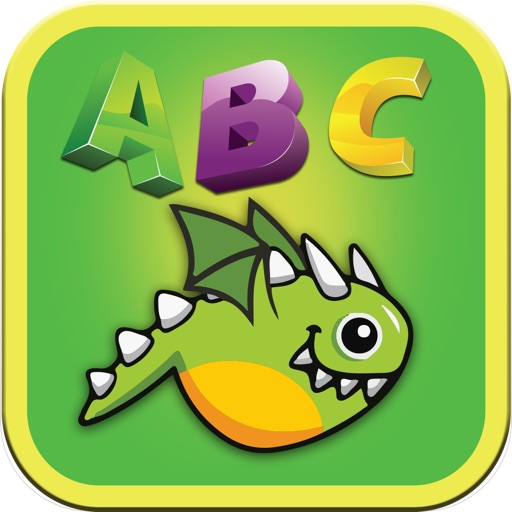 Flying Cute Dragon Alphabet Learning Game for Kids