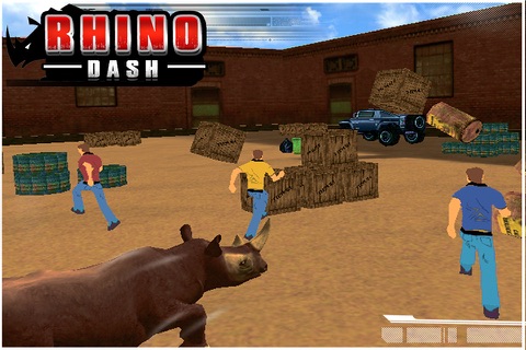 Rhino Dash ( Rampage Simulator Game ) screenshot 3