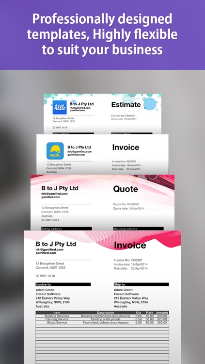 Contractor paperwork Pro - Create site diary, invoice, quote, estimate, PO, variation screenshot-3