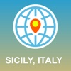 Sicily, Italy Map - Offline Map, POI, GPS, Directions