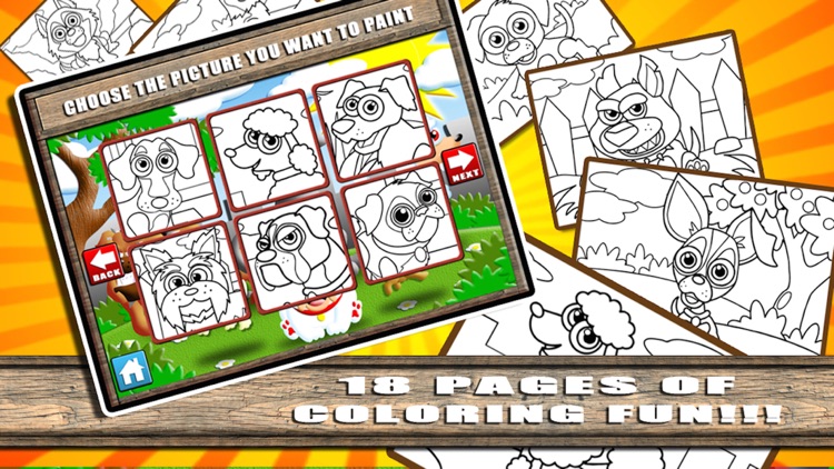 Dog Coloring World: First Fingerpaint and Emoji Art Color Book For Kids!