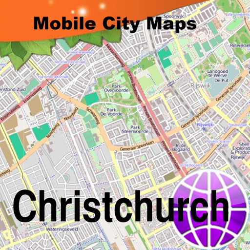 Christchurch Street Map