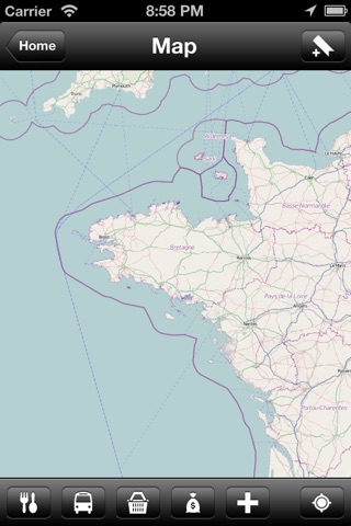 Offline Brittany, France Map - World Offline Maps screenshot 3