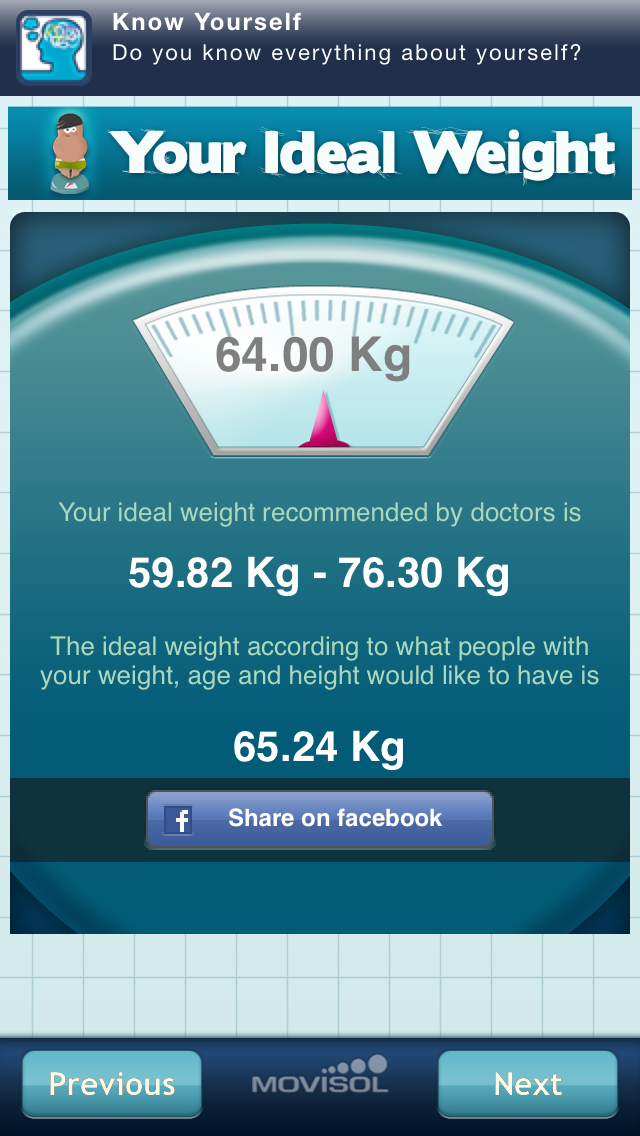 Your Ideal Weight Screenshot 4