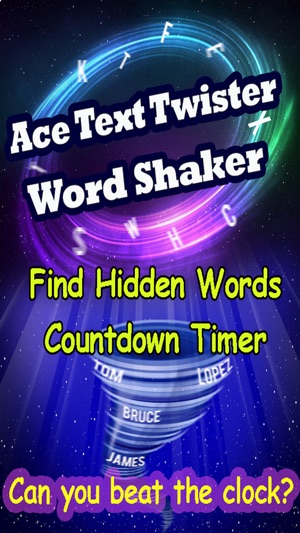 Ace Text Twister Word Shaker Puzzle Lite(圖1)-速報App