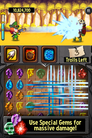 Magic Match vs. Troll Blitz Puzzle Battle screenshot 4