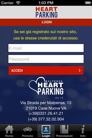 heartparking malpensa screenshot 3