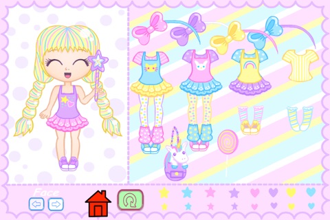 Sweet girl Dress Up game for kids screenshot 2
