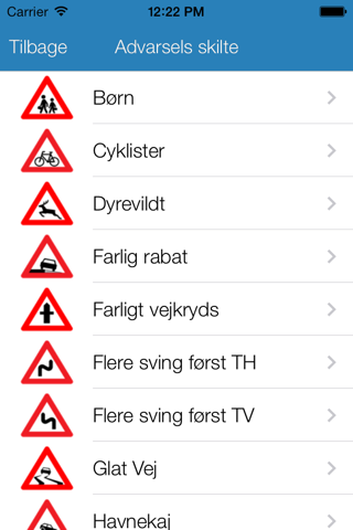 Danske Vejskilte screenshot 3