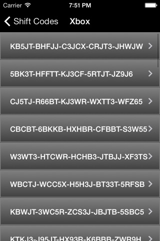 Shift Codes for Borderlands 2 Pro screenshot 2