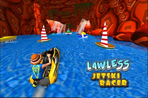 Lawless Jetski Racer (3d Stunt Race Games) screenshot 2