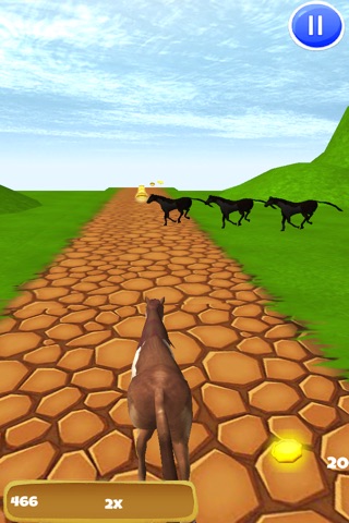A Horse Ride: Wild Trail Run & Jump Game - FREE Edition screenshot 2