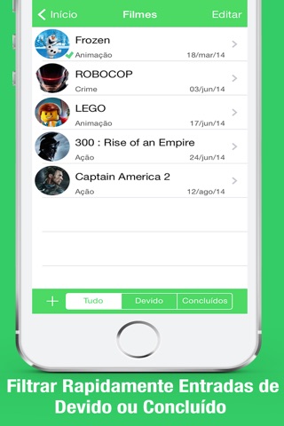 To Download: All-in-1 Download List Manager for Movies, Music, TV Shows, Books and Apps screenshot 2