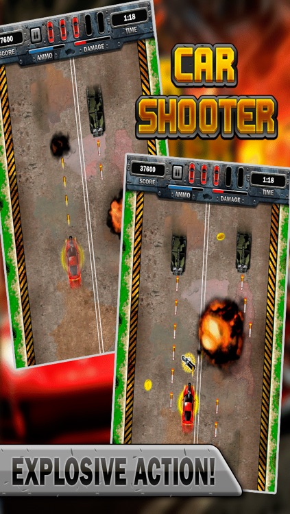 Car Shooter Race - Fun War Action Shooting Game