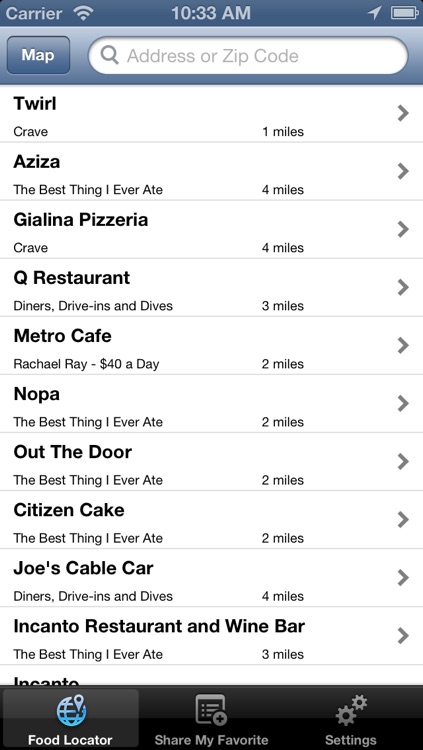 Best Restaurants Finder - For Food Network TV Channel screenshot-4