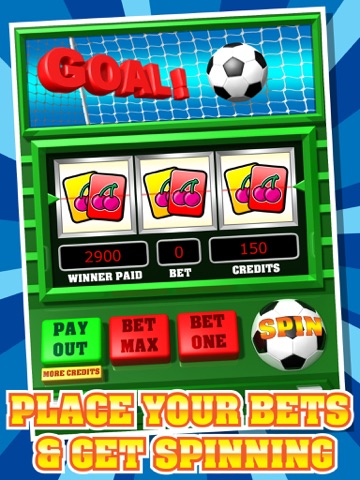 Lucky Soccer Slots - Free Fortune Slot Machine Mania HD screenshot 3