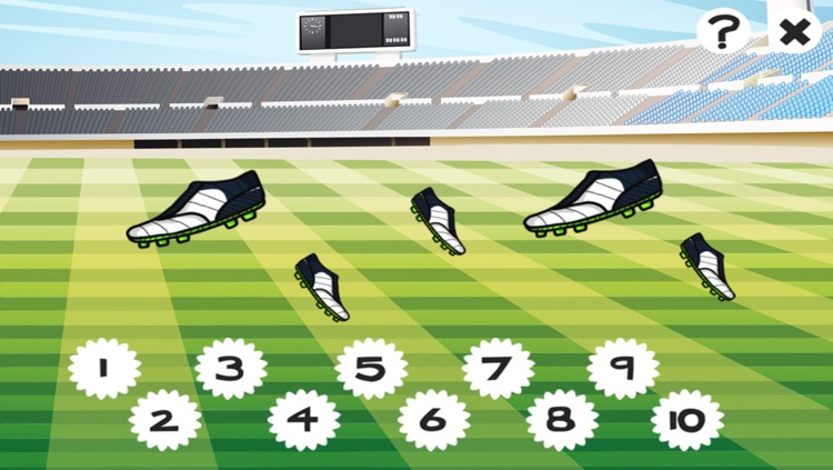 123 Soccer Counting Game for Children age 2-5: Learn to count the numbers 1-10 with football screenshot-4