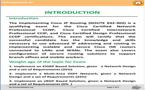 Cisco 642-902 ROUTE Mock Exam screenshot 2