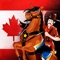 Canadian Mounted Police Horse Training : The Agility Test Racing Course - Pro