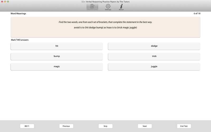 11+ Verbal Reasoning Practice Papers by The Tutors thumbnail 2