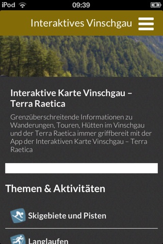 Interaktive Karte Vinschgau screenshot 2