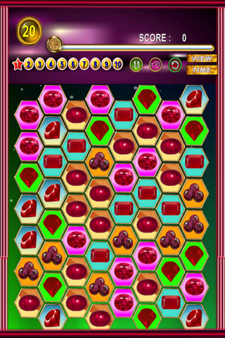 A Ruby Jewel Match : Free Gem 3 Matching Fun Brain Puzzle Games screenshot 2
