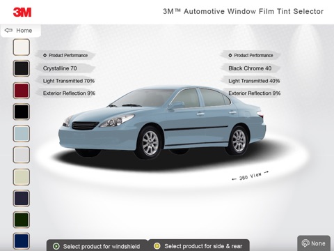 3M™ Automotive Window Film Tint Selector for iPad screenshot 2