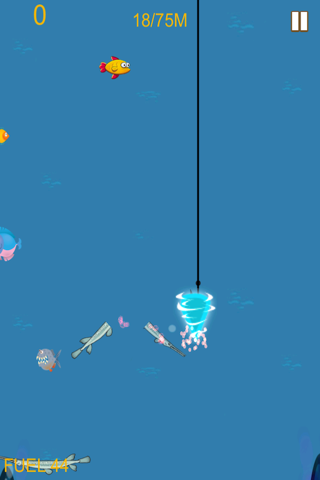 Frozen Fish - Penguin in Suit Ice Fishing Free screenshot 2
