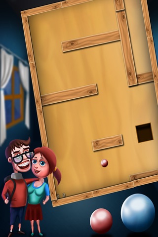 Tilt Wood Labyrinth : Brother and Sister Agility Puzzle Game Night - Free screenshot 4