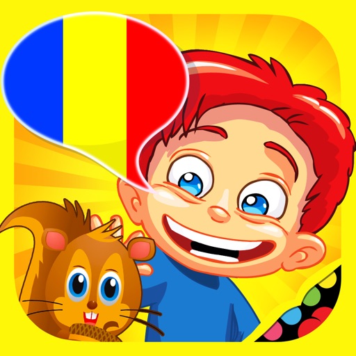 Romanian for kids: play, learn and discover the world - children learn a language through play activities: fun quizzes, flash card games and puzzles icon