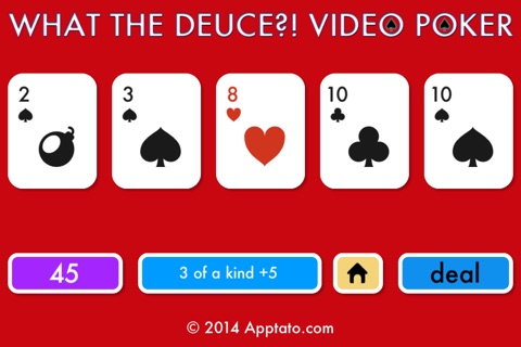 What the Deuce?! Deuces Wild Video Poker (Free) screenshot 2