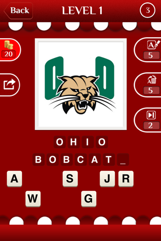 Sports Logo Trivia -  Logo Guessing Quiz of University Club Basketball, Baseball screenshot 4