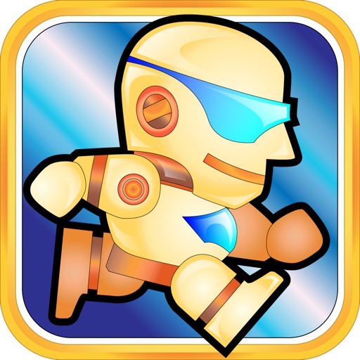 Cyborg Ninja Run : Clan of robotic face the tin energy iOS App