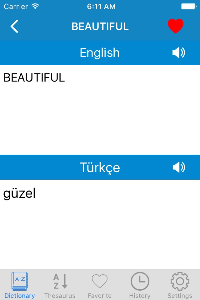 English - Turkish & Türkçe - English Dictionary screenshot 2