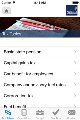 Applewood Independent Tax Tools screenshot 2