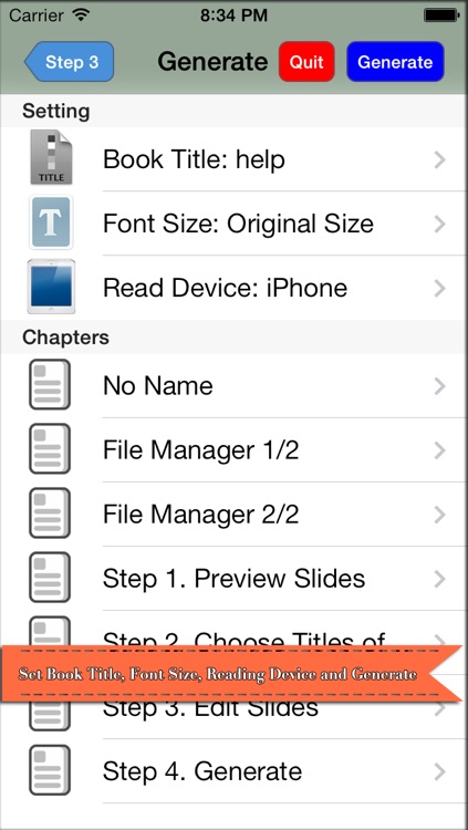 PPT2Book - Convert slides (ppt & pptx, PowerPoint document) to iBook epub book screenshot-4