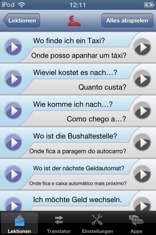 iSayHello German - Portuguese (Europe) screenshot 3