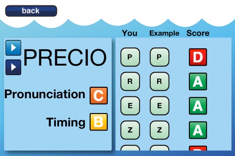 Learn Spanish with speech recognition - Otterwave screenshot 2