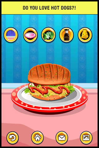 A Lunch Maker Fast Food Cooking Salon - cook my kids burger meal! screenshot 4