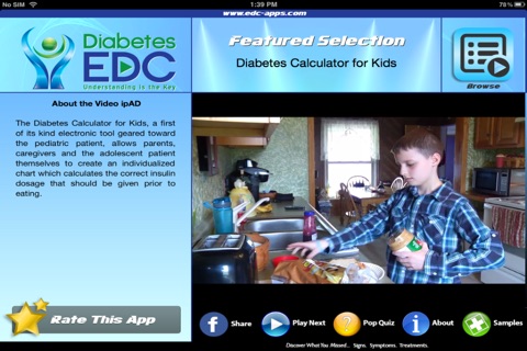 Diabetes EDC screenshot 2