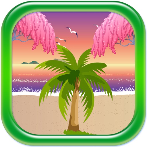 Beach Blanket Balloon Palm Tree Tropical Matching Ring Toss PRO iOS App