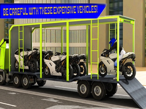 3Dオートバイシミュレータ貨物輸送トラックの運転手のおすすめ画像2