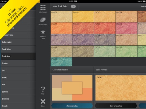 Colormaker touch screenshot 3