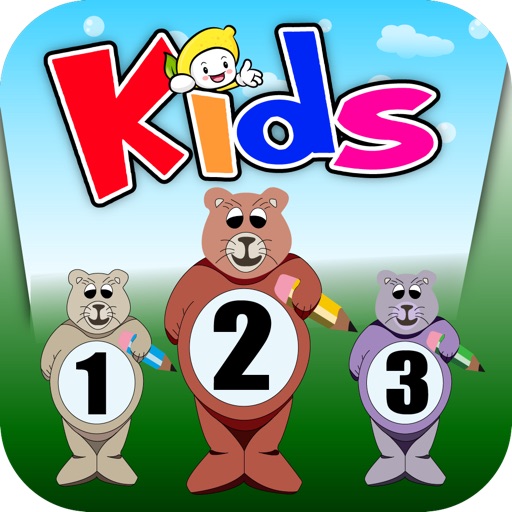Kids 123 Coloring Icon
