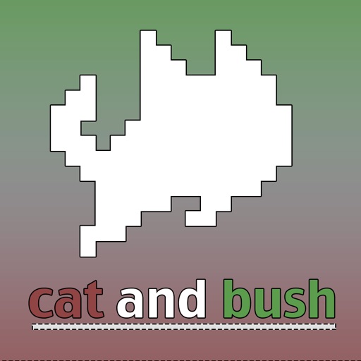 cat and bush icon