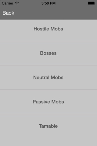 Mobs Guide For Minecraft screenshot 2
